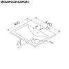 Раковина AM.PM X-Joy M85AWCC0552WG64 керамическая, 55 см, белый глянец фото 3