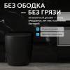 Унитаз приставной Abber Bequem AC1111TMB безободковый, сиденье микролифт, черный матовый фото 4
