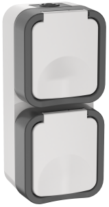 Розетка 2-местная IEK Tors TS-R26-16-55-V-K41 белый