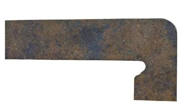 Плинтус Exagres Metalica Zanq. Vulcano Derecha правый