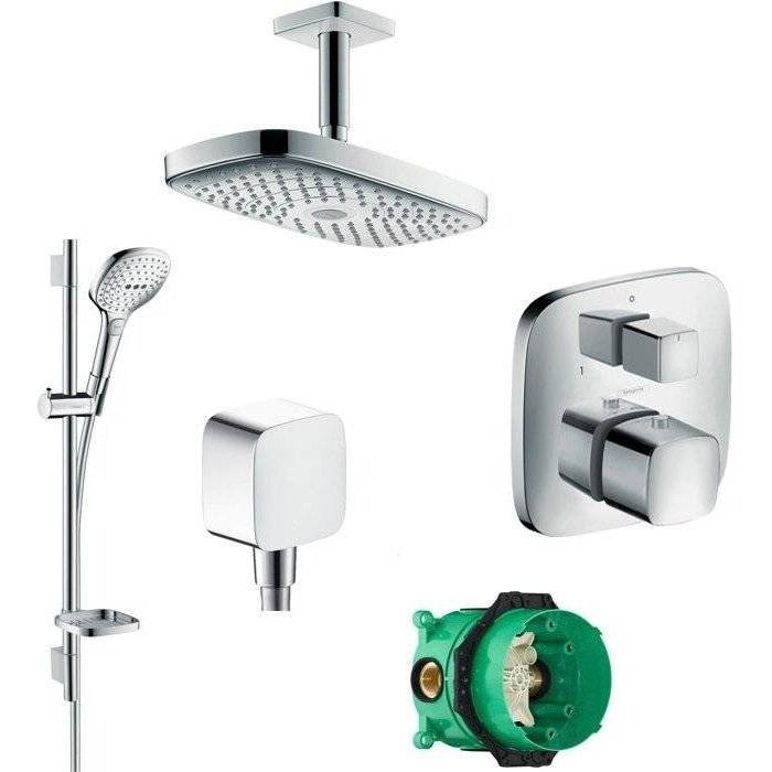 Душевой комплект Hansgrohe Raindance Select E 300 27384000 + 26620000 + 26457000 + 15771000 + 1800180