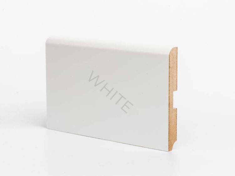 Плинтус Deartio White W 02-120 Белый 2050x120x16
