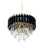 Подвесная люстра Lumina Deco Funneli LDP 6003-400 BK+F.GD фото 4