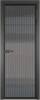 Межкомнатная дверь Profil Doors 1 AV цвет профиля Серая ночь, стекло безопасное 6 мм мору тонированное 700x2000