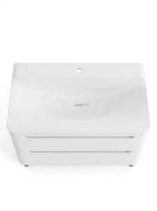 Тумба с раковиной Uperwood Ocean KOceanF100w2 белая, 100 см