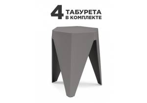 Набор из 4 табуретов Woodville Korner 575867 gray