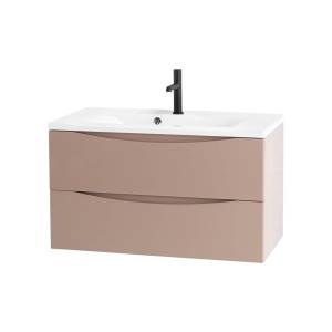 Тумба с раковиной BelBagno Marino 80 capucino lucido