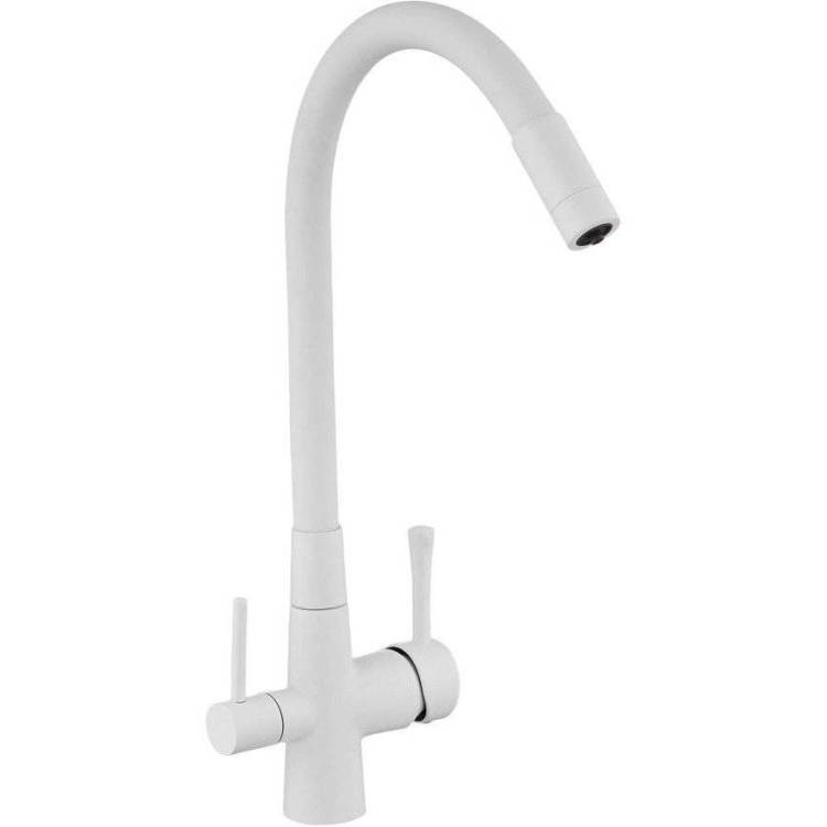 Смеситель для кухни Savol S-L1806W-02 с гибким изливом