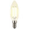 Лампа светодиодная Uniel E14 4W 3000K прозрачная LED-C35-4W/3000K/E14/CL GLY01TR