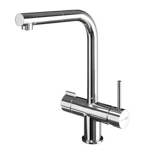Смеситель для кухни Wasserkraft A8917 под фильтр с выдвижной лейкой, хром