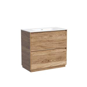 Тумба с раковиной Sancos Libra Floor 90 Дуб чарльстон, белый