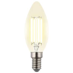 Лампа светодиодная Uniel E14 4W 3000K прозрачная LED-C35-4W/3000K/E14/CL GLY01TR