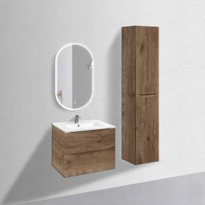 Тумба с раковиной Vincea Mia 700 2 выкатных ящика, V.Oak