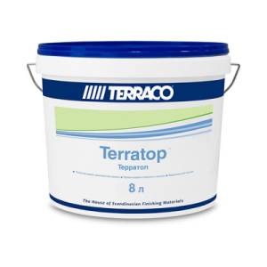Краска шелковая моющаяся для внутренних работ Terraco Terratop 8 л