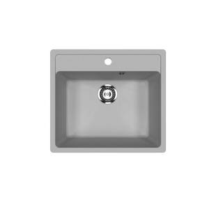 Мойка кухонная Uperwood Simple (Симпл) UPD-300-342 графитовая, 56x50