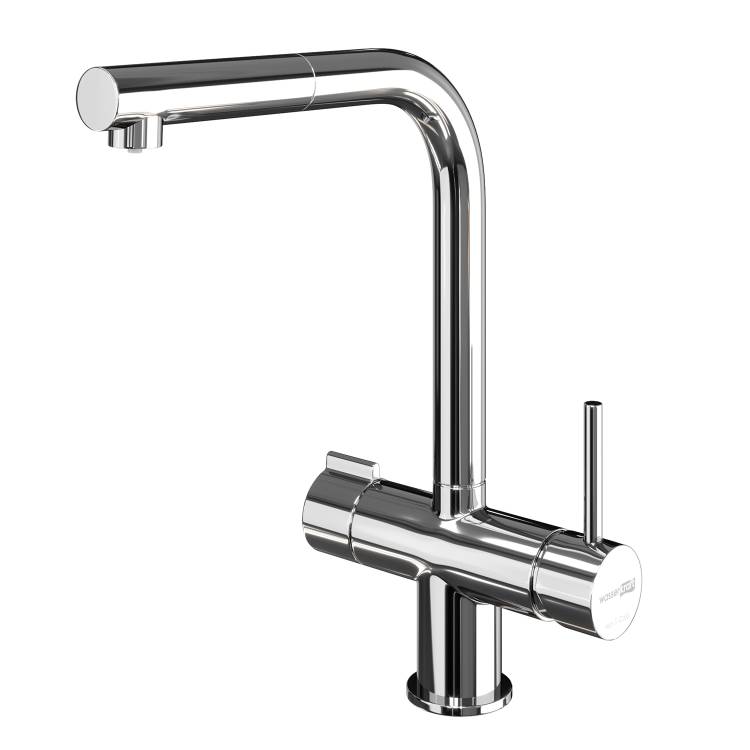 Смеситель для кухни Wasserkraft A8917 под фильтр с выдвижной лейкой, хром