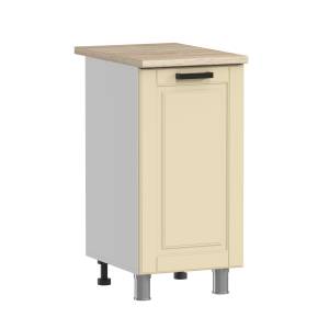 Кухонный модуль напольный Аленушка Астра Н 400 Н00231087 крем,скоба черный