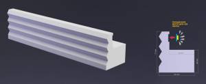 Профиль Artpole 5596 FRAME-1 115x6.5x8