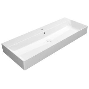 Раковина GSI Kube X 9424111 120 см, белая глянцевая