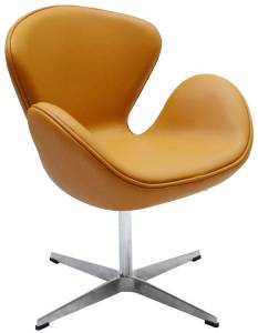 Кресло Bradex Home Swan Chair FR 0660 Оранжевый