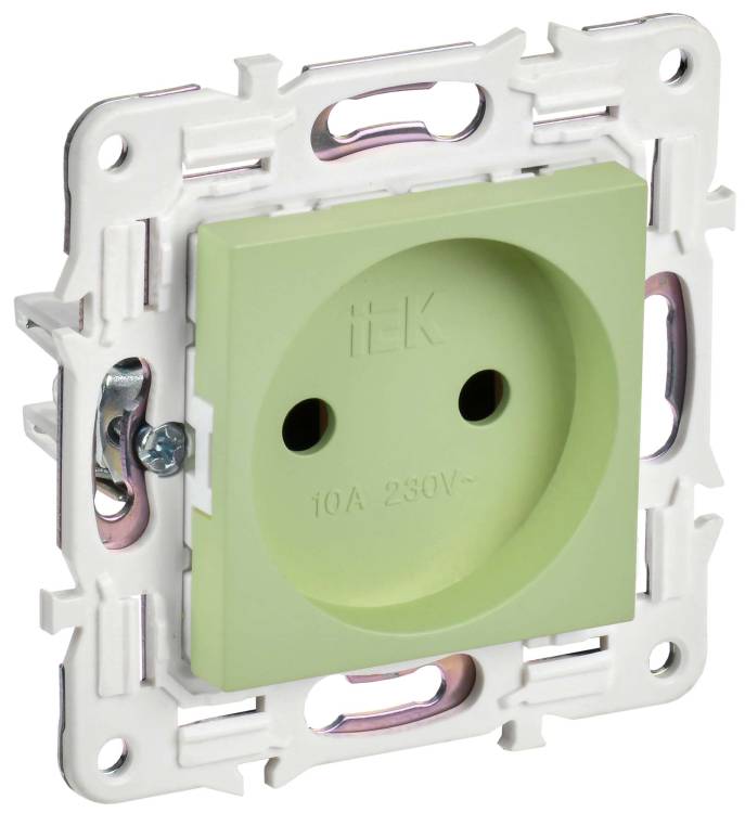 Розетка 1-местная IEK Skandy SK-R10-10-K06 мятный