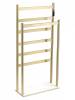 Полотенцесушитель электрический Wonzon & Woghand WW-A407-BG напольный, Брашированное золото