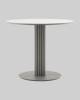 Стол Stool Group Терралино SO 298-86410 керамика белый матовый, основание металл латте 90x90x77 фото 3