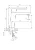 Смеситель для раковины Rush Thira TR3635-12White белый матовый фото 5