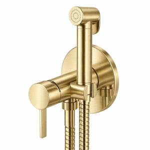 Гигиенический душ Remer Metrica MC65WBG золотой брашированный