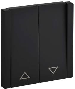 Выключатель жалюзи IEK Forte&Piano FP-V15-0-10-1-M-K02 черный