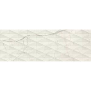 Керамическая плитка Marazzi Italy Allmarble M6TD Wall Statuario Struttura Pave Satin 3D Rett. 40x120