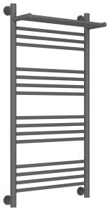 Полотенцесушитель водяной Сунержа Богема+ 012-0223-1050 с 1 полкой, Графит, 100x50