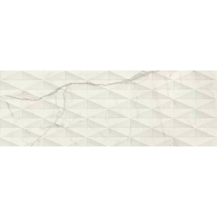 Керамическая плитка Marazzi Italy Allmarble M6TD Wall Statuario Struttura Pave Satin 3D Rett. 40x120
