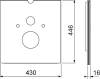 Декоративная панель TECE TECElux 9650102 для крышек-биде Villeroy & Boch ViClean фото 5
