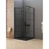 Душевое ограждение NEW TRENDY NEW SOLEO BLACK L 90x90x195 D-0289A/D-0120B (черный) фото 2