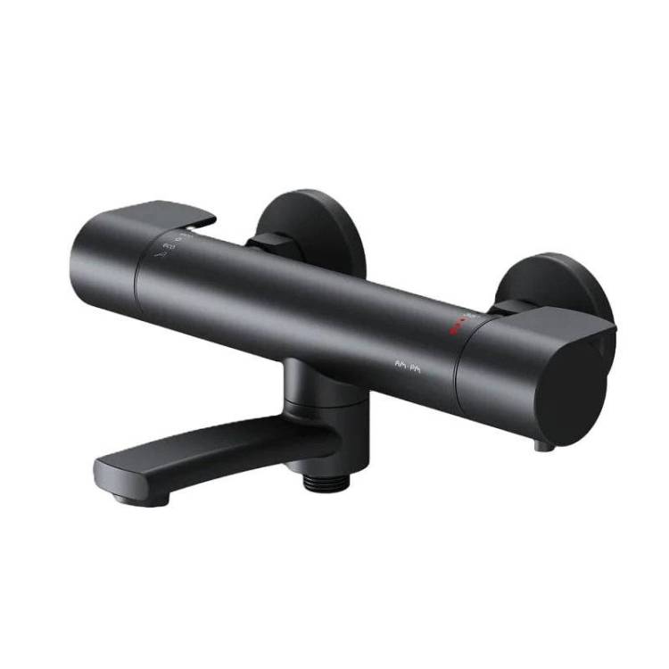 Смеситель для ванны Am.Pm X-Joy F85A50022 термостатический, черный