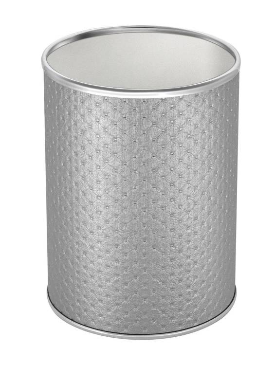 Мусорное ведро Geralis M-PHH-B серебро, хром, 3 л