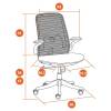 Кресло компьютерное Tetchair Mesh-10 19673 серый фото 18