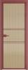 Межкомнатная дверь Profil Doors 2 AX цвет профиля Красный антрацит, стекло безопасное 6 мм мору золото 800x2000