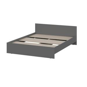 Кровать Арника Денвер 00-00144789 160x200, с проложками, графит серый