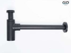 Сифон для раковины Gid Minucia G-74BL 75503S черный матовый