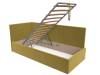 Кровать Лига Диванов Лига-039 122071L желтый левая 90x200 фото 6