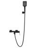 Смеситель для ванны Wonzon & Woghand WW-88639011-MB с душем, черный матовый фото 2