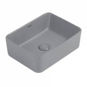 Раковина Abber Rechteck AC2213MG 40 см, серая матовая