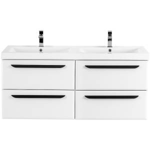 Тумба для комплекта Cezares Eco 120 ECO-1200-4C-SO-2-BL подвесная, белая