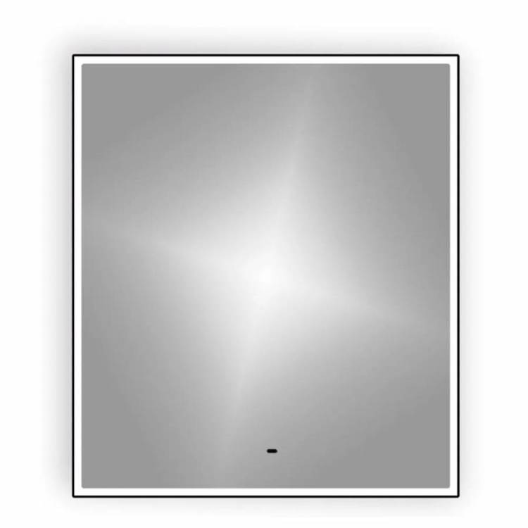 Зеркало Watersense Eva W00905 LED Black Edition, сенсор на взмах, 70x80