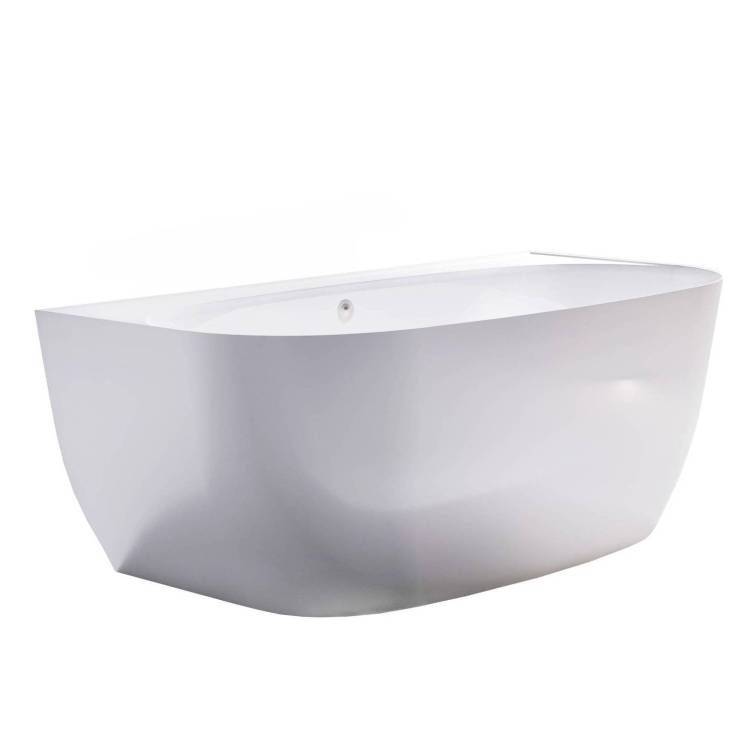 Ванна из искусственного камня Астра-Форм Атрия пристеночная Solid Surface 01010075 170x85 белая матовая