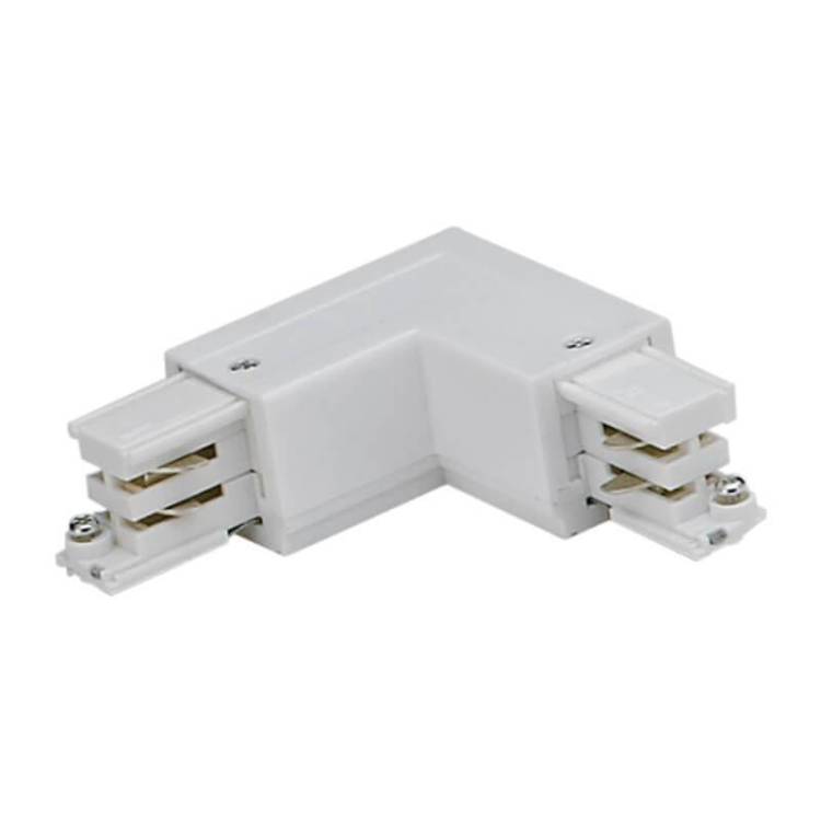 Соединитель для шинопроводов L-образный внешний Uniel UBX-A21 White