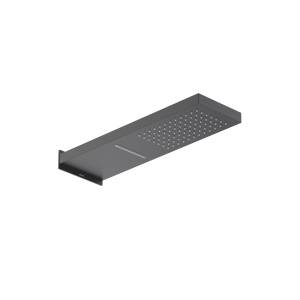 Верхний душ Aquatek AQ2085MB настенный, черный матовый, 550x170x30 мм