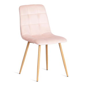Стул Tetchair Chilly (mod. 7094-1) 20421 pink (розовый) HLR39/натуральный